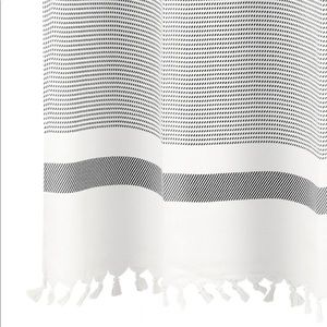 100% cotton Turkish towel shower curtain